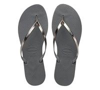 Women's You Metallic Flip-Flop, Steel Grey/Metallic Graphite, 5 UK