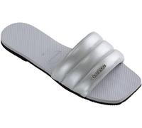 Havaianas You Milan Metallic Ice Grey 35 Flip Flops Womens Ice Grey 3-4 UK