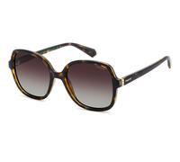 Havana/Brown Shaded Polarised Mirror / 55