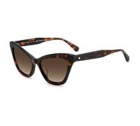 Havana Brown Shaded Sunglasses Amelie/G/S, female, Kate Spade, Sunglasses, Brown, 54 MM, Accessories 54 MM