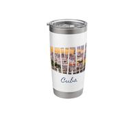Havana Cuba Cityscape Stainless Steel Insulated Tumbler