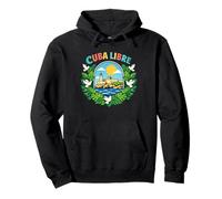 Havana Cuba Libre Vintage El morro Malecon Pullover Hoodie