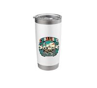 Havana Cuba Libre Vintage El Morro Malecon Stainless Steel Insulated Tumbler