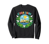 Havana Cuba Libre Vintage El morro Malecon Sweatshirt