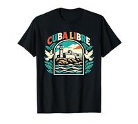 Havana Cuba Libre Vintage El Morro Malecon T-Shirt