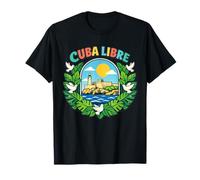 Havana Cuba Libre Vintage El Morro Malecon T-Shirt