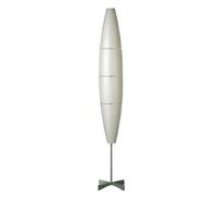 Havana Floor Lamp Chrome White w. Dimmer