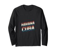 Havana Funny Retro Vintage Saying Cuba Travel Long Sleeve T-Shirt