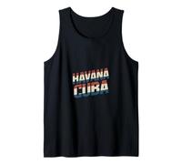 Havana Funny Retro Vintage Saying Cuba Travel Tank Top