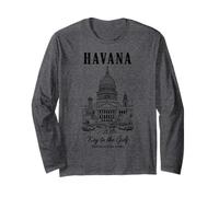 Havana Key to The Gulf Landmark City Long Sleeve T-Shirt