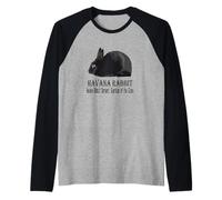 Havana Rabbit Servant Guardian of The Gloss Raglan Baseball Tee