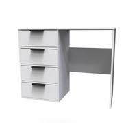 Havana Ready Assembled Dressing Table with 4 Drawers - White Matt - Welcome Furniture | TJ Hughes