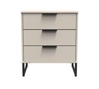 Havana Ready Assembled Midi Sideboard with 3 Drawers - Kashmir Matt - Welcome Furniture | TJ Hughes
