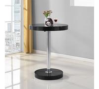 havana round high gloss bar table in black