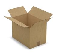 Havana Shipping and Moving Box 35 x 23 x 25 cm | Pack of 5 Boxes | Single Wave Recycled Cardboard | Packaging Boxes, Moving Box, Shipping | Made in Italy