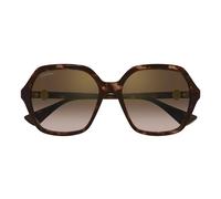 Cartier Woman Sunglass CT0470S - Frame color: Tortoise, Lens color: Brown