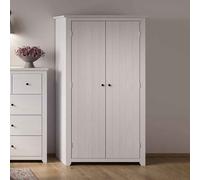 havanan wooden wardrobe with 2 doors - white