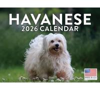 Havanese Calendar 2026 Monthly Wall Calender 12 Month | American Made In The USA