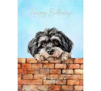 Havanese Dog Birthday Card for Father
