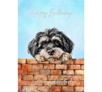 Havanese Dog Birthday Card for Great Grandad