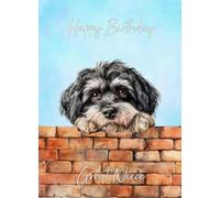 Havanese Dog Birthday Card for Great Niece