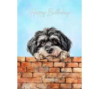 Havanese Dog Birthday Card for Nanna