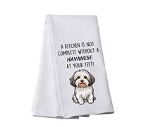 Havanese Kitchen Towel A Kitchen is Not Complete Without A Havanese Kitchen Towel Havanese Lover Gift (Havanese towel)
