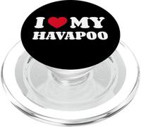 Havapoos Havanese Poodle Mix I Love My Havapoo PopSockets PopGrip for MagSafe