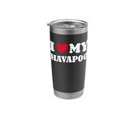 Havapoos Havanese Poodle Mix I Love My Havapoo Stainless Steel Insulated Tumbler