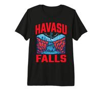 Havasu Falls Arizona Hiking Camping Vintage Art Premium T-Shirt