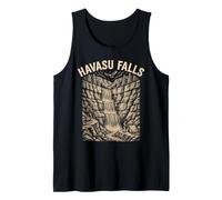 Havasu Falls Arizona Hiking Camping Vintage Art Tank Top