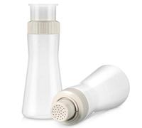 Havawish Cake Moistening Bottle 12oz/350ml Graduated Squeeze Bottle for Soaking Cake Honey Plastic Syrup Dispenser Syrup Rain Spray with Sealing Lid Reusable Baking Tool(White,2 Pcs)