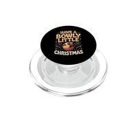 Have a Bowly Little Christmas Bowling Holiday Pun PopSockets PopGrip for MagSafe