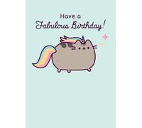 Have a Fabulous Birthday! Pusheen Cat greeting card