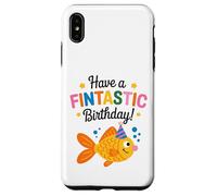 Have a Fantastic Birthday Goldfish Party Hat Case for iPhone XS Max