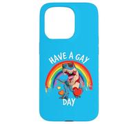 Have A Gay Day Gay Dinosaur Dino Rainbow Pride Lesbian LGBTQ Case for iPhone 15 Pro