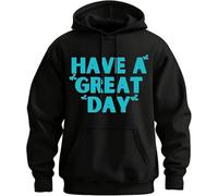 Have A Great Day Hoodie with Middle Fingers, Funny Sweatshirt,Unisex Cotton Hooded Sweatshirt(#3,3XL)