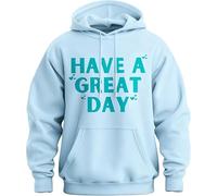 Have a Great Day Middle Finger Hoodie, Middle Finger Hoodie, 2025 Halloween Skeleton Middles Fingers on Sleeve Hoodies (F,S)