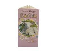 Have A Happy Easter Cute Lamb Open Money Wallet Card