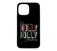 Have A Holly and Jolly Merry Christmas Leopard Buffalo Plaid Case for iPhone 13 Pro Max