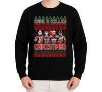 Have a Killer Christmas Design - Festive Christmas Clothing, Gift Idea, Merry Christmas, Xmas Design, Santa, Winter Jumper, black, XL