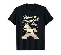 Have a Magical Day Unicorn Rainbow Graphic T-Shirt