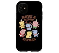 Have A Meowy Catmas - Christmas Cats Meow Cat Case for iPhone 11