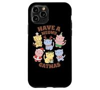 Have A Meowy Catmas - Christmas Cats Meow Cat Case for iPhone 11 Pro