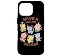 Have A Meowy Catmas - Christmas Cats Meow Cat Case for iPhone 16 Pro