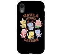Have A Meowy Catmas - Christmas Cats Meow Cat Case for iPhone XR