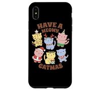 Have A Meowy Catmas - Christmas Cats Meow Cat Case for iPhone XS Max