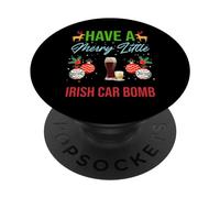 Have A Merry Little Irish Car Bomb Christmas Holiday Drinks PopSockets Swappable PopGrip