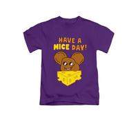 Have a mice Day Pun Joke Cute Animal Kids Jokes Tee T-Shirt Funny Unisex T Shirt Top Purple