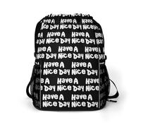 Have A Nice Day Gym Bag with Shoe Compartment 30L Backpack
